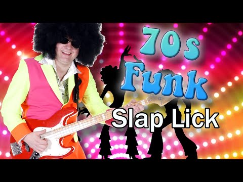 Slap Bass Lick Library: Lick 7 - 70s funk bass lick