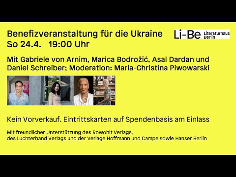 Benefizveranstaltung für die Ukraine