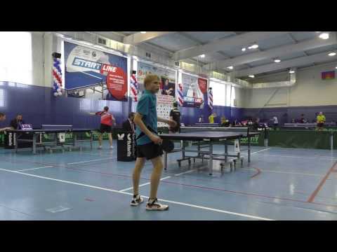 Grebnev - Zimarin. Russian Youth Table Tennis Championship 2016. FHD