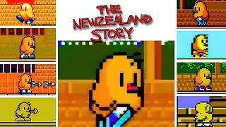 The NewZealand Story | Versions Comparison | Arcade, ZX, NES, MD, DS, ST, AMIGA, AMSTRAD, C64, MS