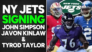 Jets SIGN John Simpson, Javon Kinlaw, & Tyrod Taylor  |  New York Jets Free Agent News!