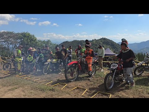 Así se llevaron las Carreras de Motos en San Bernardo Nariño, Pista Monte Verde