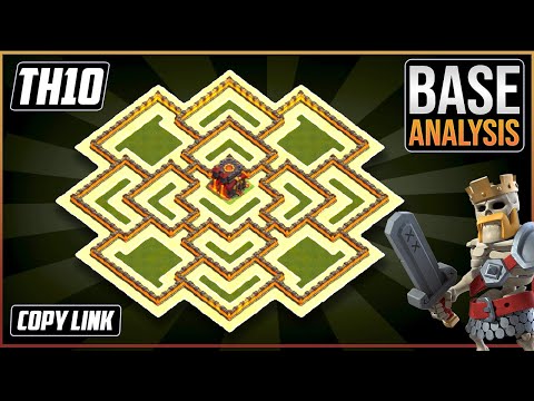 THE NEW ULTIMATE TH10 HYBRID/TROPHY[defense]Base 2022!Town Hall 10 Trophy Base Design-Clash of Clans