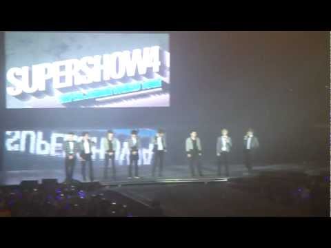 Super Junior - Talk + Super Junior's Girlfriends + You and I (SS4 in Paris 120406)