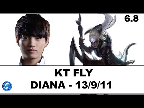 KT Fly - Diana vs Xerath - Kr Ranked