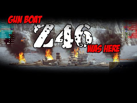 Z-46 German GunBoat DESTROYER