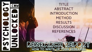 How To Write A Research Report - Research Methods