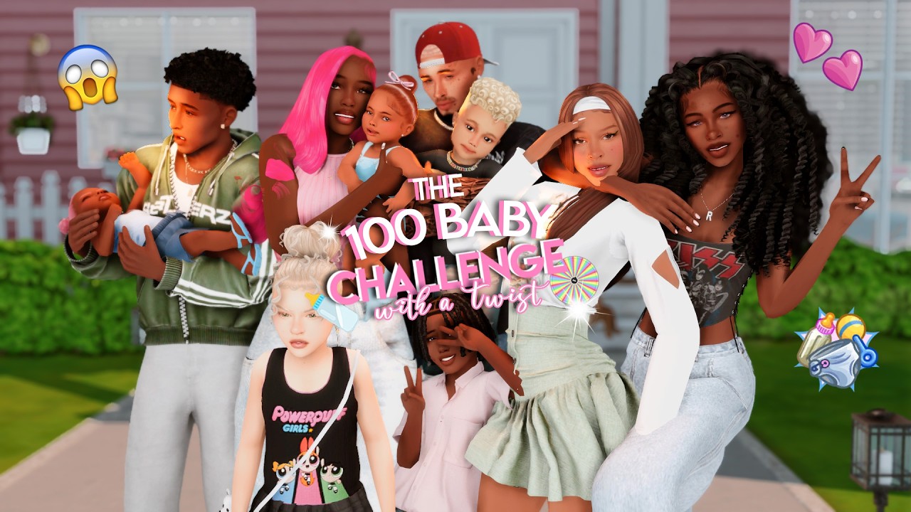 Teen Drama, Baby Chaos & Angry Kids 😤 | The 100 Baby Challenge 👶🏾🍼 (The Sims 4)