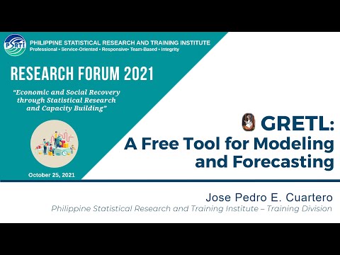 PRF 2021: Gretl: A Free Tool for Modeling and Forecasting