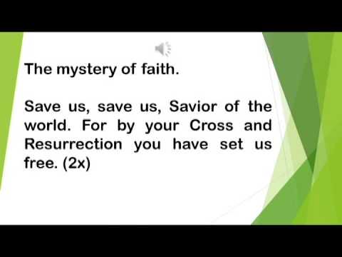 Christ the Savior Presider's Edition - Save us, Savior of the World