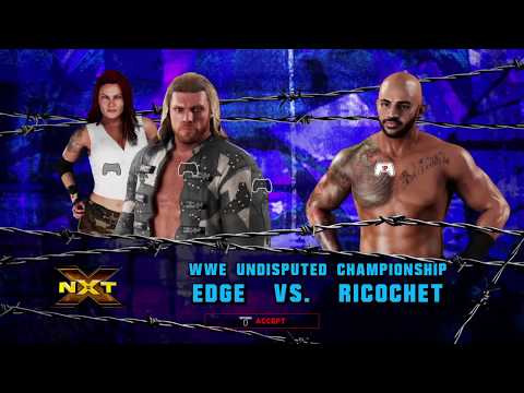 WWE 2k18 - Ricochet vs. Edge w/Lita (Undisputed Title)