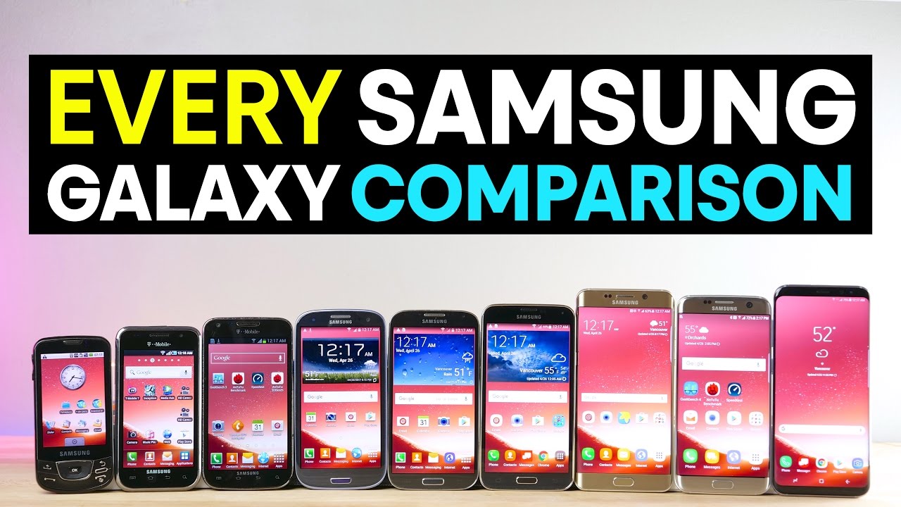 Every Samsung Galaxy Speed Test Comparison!