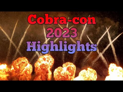 Cobra-con firework highlights 2023