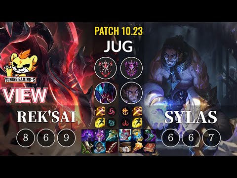 SG-S View Rek'Sai vs Sylas Jungle - KR Patch 10.23