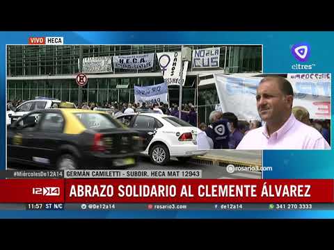 Municipales abrazan al Heca en defensa de la salud pública