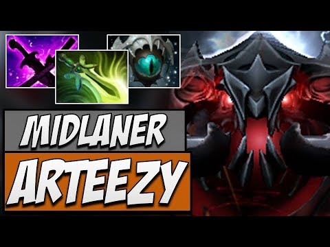 EG.Arteezy Shadow Fiend - 7829 MMR | Dota Gameplay 7.14