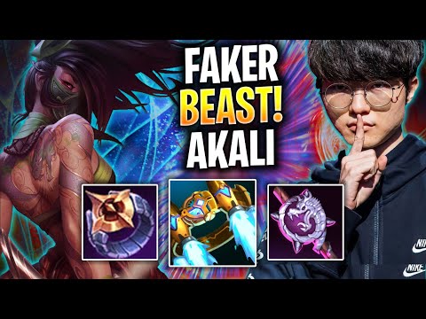 FAKER IS A BEAST WITH AKALI! - T1 Faker Plays Akali MID vs Annie! | Season 2025
