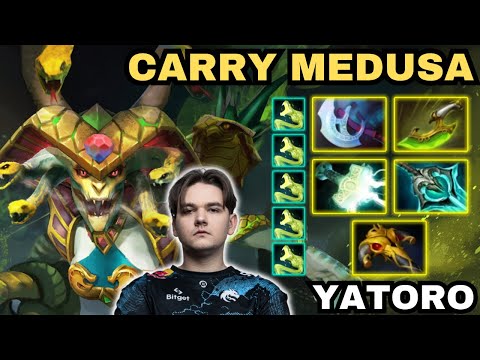 🔥 YATORO Medusa HARD CARRY Highlights 🔥 35K Net Worth 979 GPM & 1077 XPM 🔥 - Dota 2