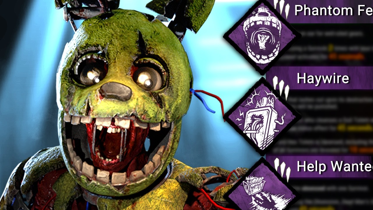 New Killer "Springtrap" from FNAF | Dead by Daylight PTB