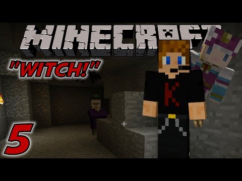 Kage848 - Minecraft Gameplay / Let's Play (S-8) -Part 5- "Witch!"