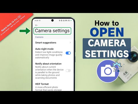 Redmi Note 14 Pro 5G: How to Open Camera Settings!