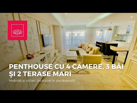 Penthouse de vanzare in Sibiu-4 camere, 3 bai si 2 terase-Kogalniceanu