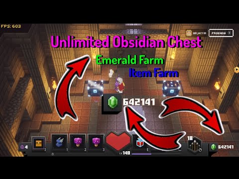 MR-JACY - Minecraft Dungeons Unlimited Obsidian Fram Chest Op As Hell