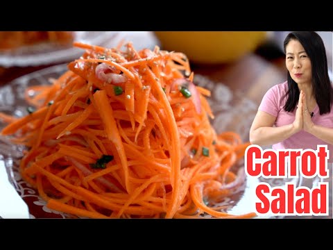 🥕SO SATISFYINGLY CRUNCHY & DELICIOUS Carrot Salad❗️ PERFECT Weight Loss, Healthy & Cheap-Eats Salad🥕