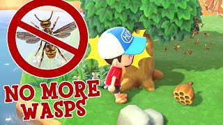 NO MORE WASPS! - Never Get Stung Again! - ACNH [TUTORIAL]