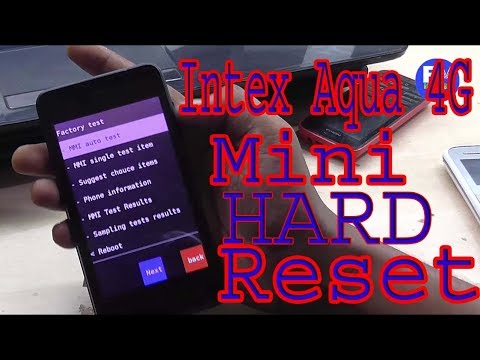 intex Aqua 4g mini hard reset || how to  Hard Reset Intex Aqua 4G मिनी
