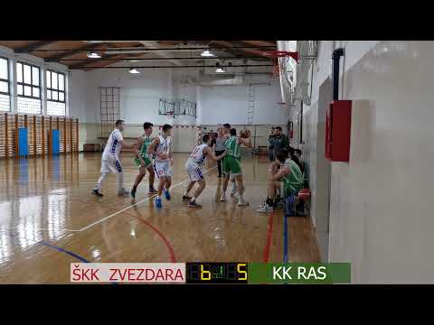 ŠKK ZVEZDARA -  RAS 53:78 JUNIORI 19.12.2021.