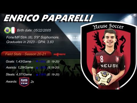 HIGHLIGHTS - ENRICO PAPARELLI - SEASON 20-21 - VARSITY SOCCER - NCISAA RALEIGH 2A