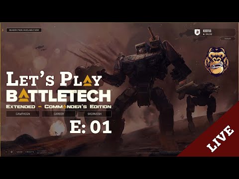 Battletech Extended Commanders Edition - Let's Play - Ep 01
