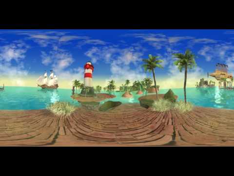 iClone VR 360 - Water Wind Island - (2K TEST, no audio)
