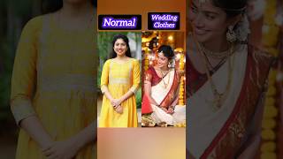 &quot;South Actresses Normal Vs Wedding Look – Stunning Transformations! 😍🔥 | Nayanthara, palvi, Tamanna&quot;