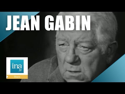 Jean Gabin "C'est chouette, c'est bath les acteurs" | Archive INA