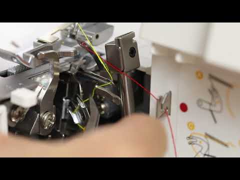 Singer Overlock S14-78 Threading Guide: 4 Thread Overlock