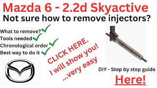 How to remove replace Mazda injectors DIY