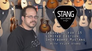 Video thumbnail for Unboxing the new Fender 10 for '15 Shortboard Mustang by Stang Guitars