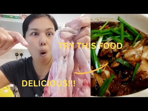 Braised FROG LEGS + GINGER and SPRING ONIONS