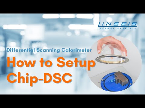 Linseis Chip DSC - How to setup the device (Differential Scanning Calorimeter)