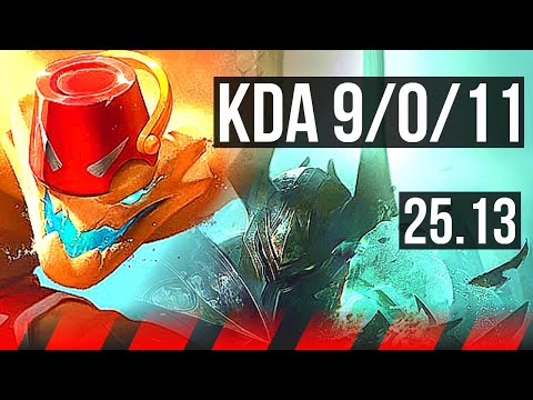 MALPHITE vs MORDEKAISER (TOP) | 9/0/11, Legendary | EUW Master | 25.13