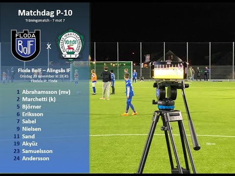 Floda BoIF - Alingsås IF 1 av 3 P-10 Träningsmatch 2022-11-23