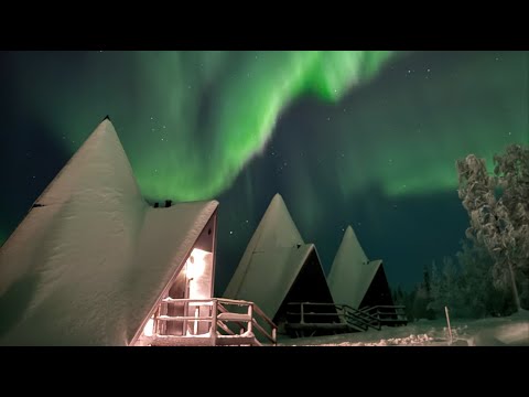 Stay in a glass igloo in Lapland with me!!