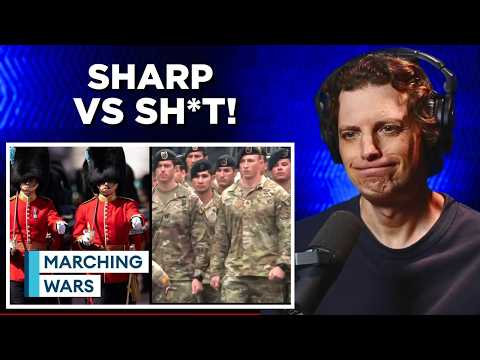 American Reacts to British vs American Military Parades!