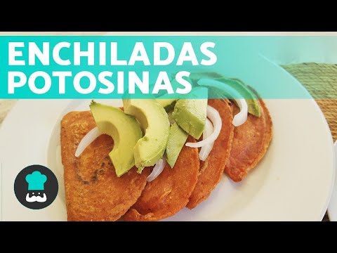 Cómo hacer ENCHILADAS POTOSINAS 😍 ¡Receta mexicana ORIGINAL y FÁCIL!