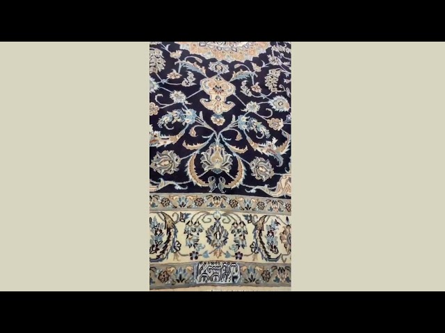 سجاد ايراني تبس نائين- صناعة و نسيج يدوي | مقاس: 2...