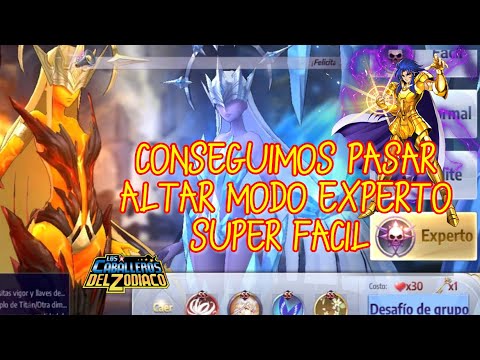 ¿COMO PASAR ALTAR MODO EXPERTO? MANERA FÁCIL |Saint Seiya Awakening|