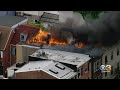 Large Flames Break Out At Building In Northern Liberties