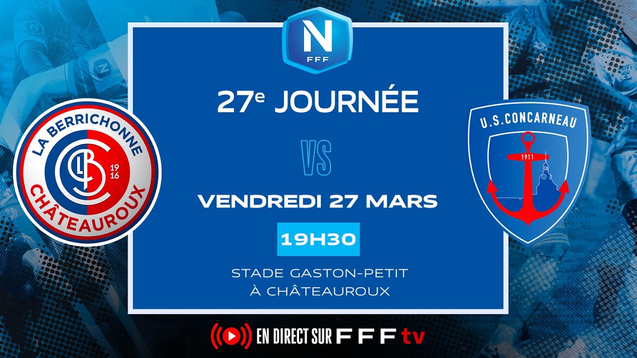 Châteauroux vs US Concarneau Highlights